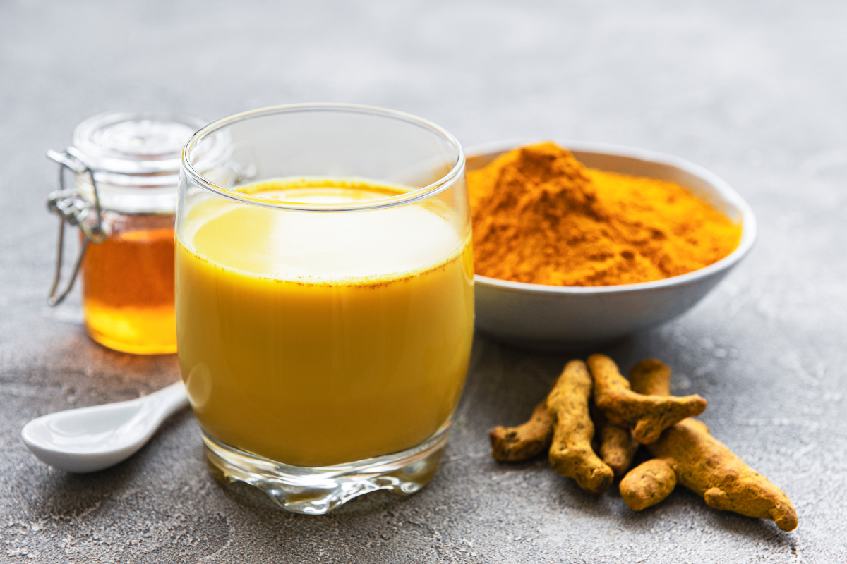 Kollagen smoothie - gurkmeja turmeric collagen celloptimum recept recipe