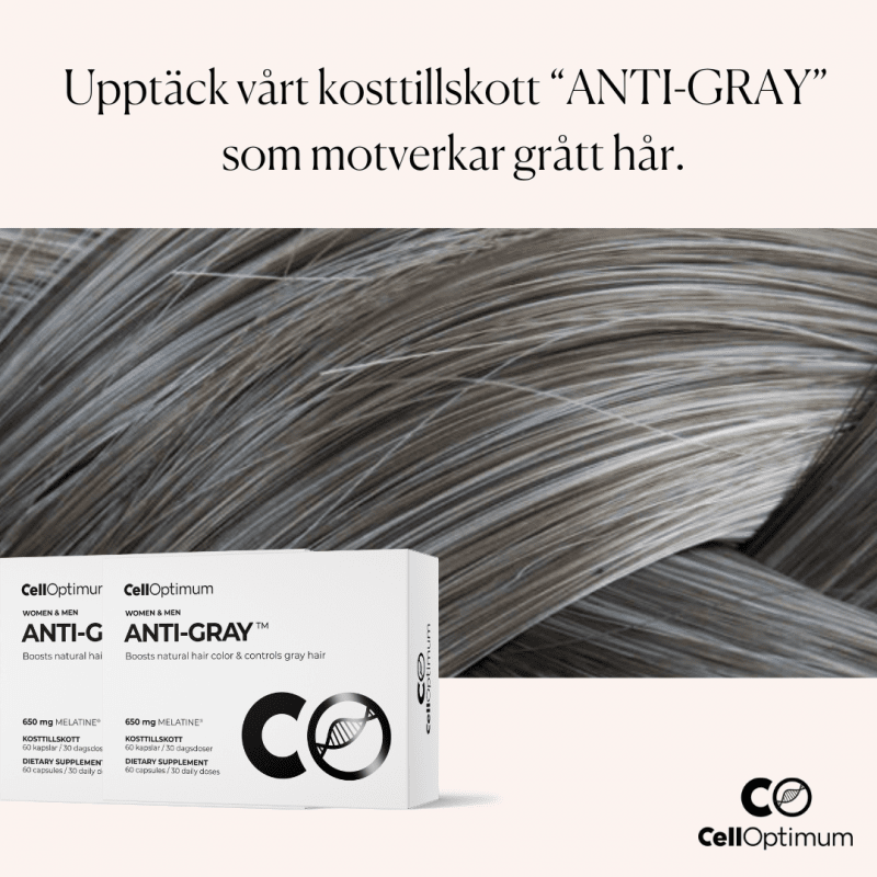 ANTI-GRAY™ kapslar med melanin