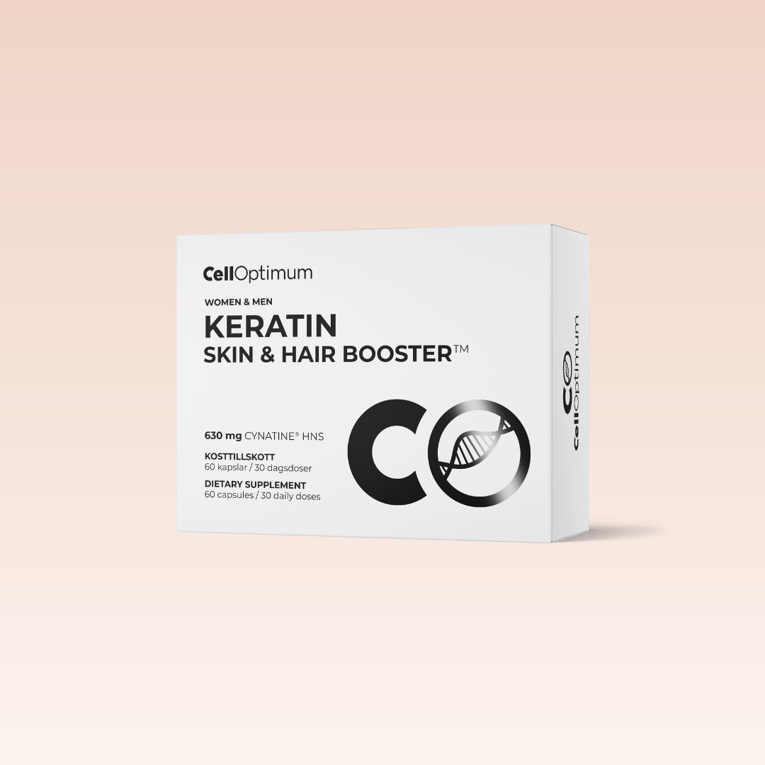 KERATIN SKIN & HAIR BOOSTER™ kapslar med keratin