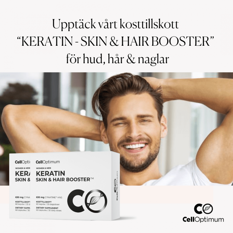 KERATIN SKIN & HAIR BOOSTER™ kapslar med keratin