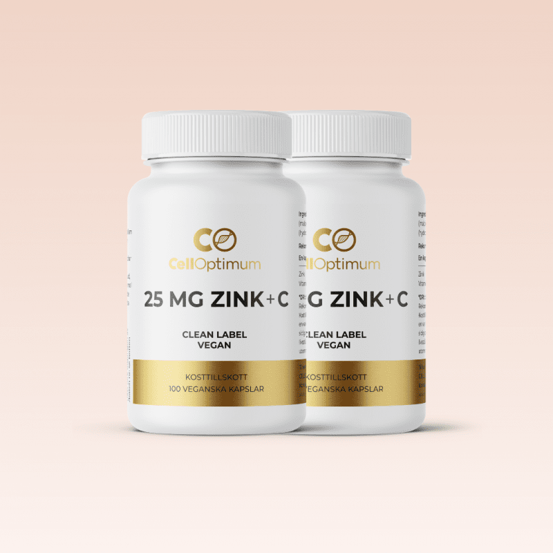 ZINK + VITAMIN C - 100 veganska kapslar