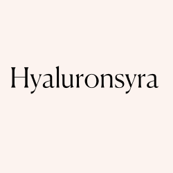 Hyaluronsyra