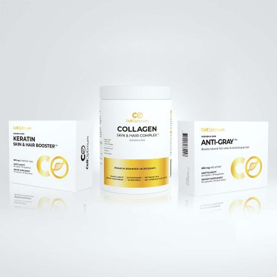 COLLAGEN SKIN AND HAIR COMPLEX, ANTI-GRAY, KERATIN